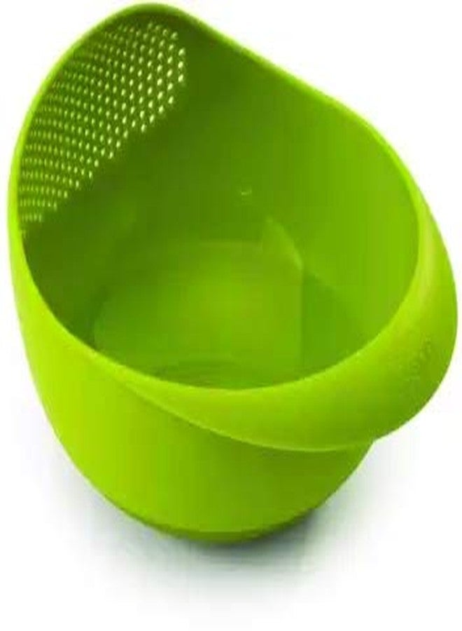 DeoDap Kitchen Plastic Big Rice Bowl Strainer Perfect Size for Storing and Straining - Image 1